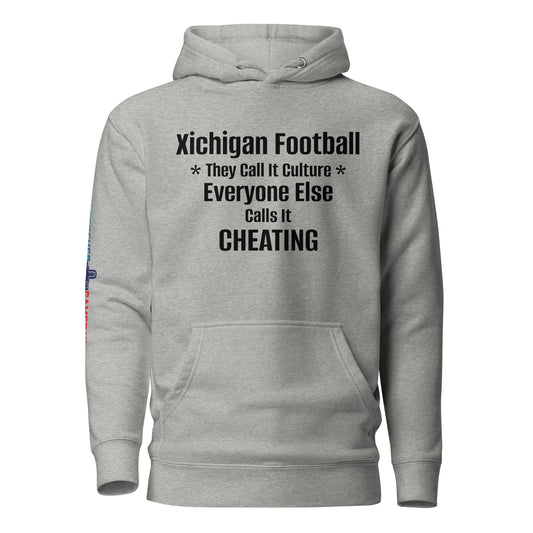 A Funny College Gameday Hoodie about Ohio State University Football, University of Michigan Football, cheating scandal, Connor Stallions, and the game by Forever Game Day, a college football t-shirt store