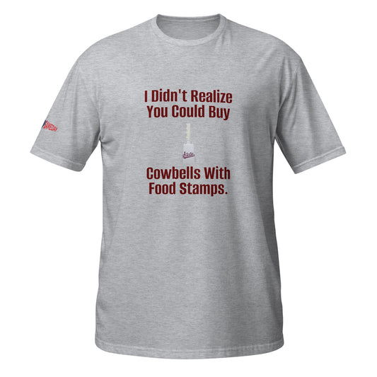 A Funny College Gameday shirt about Mississippi State University Football and its fan's cowbells by Forever Game Day, a college football t-shirt store