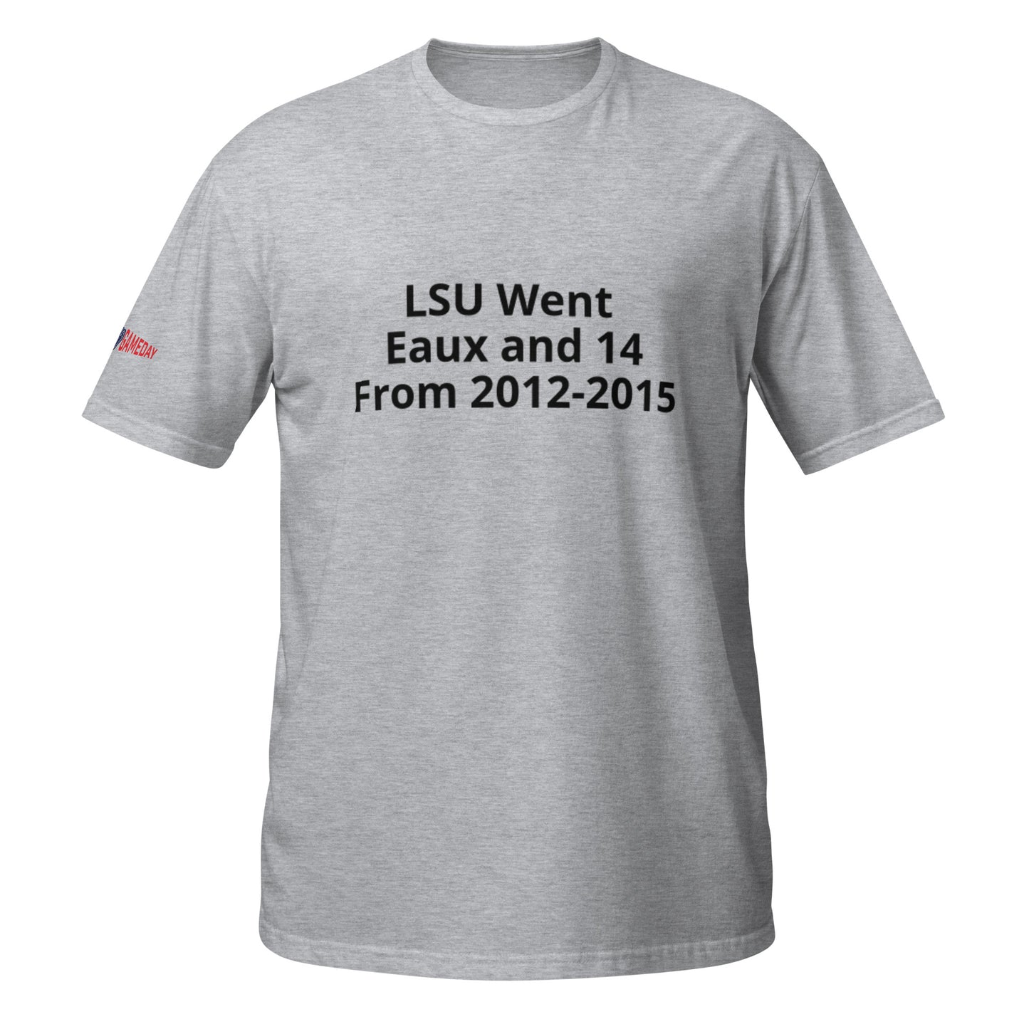 A Funny College Gameday shirt about Louisiana State University (LSU) Football and Les Miles' vacated wins by Forever Game Day, a college football t-shirt store