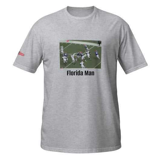 A Funny College Gameday shirt about University of Florida Gators Football and two Florida players blocking each other by Forever Game Day, a college football t-shirt store