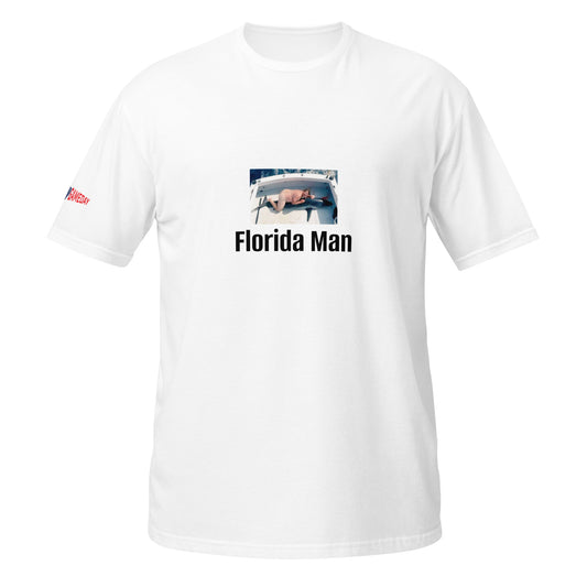 A Funny College Gameday shirt about University of Florida Gators Football and not Jim McElwain with a shark by Forever Game Day, a college football t-shirt store