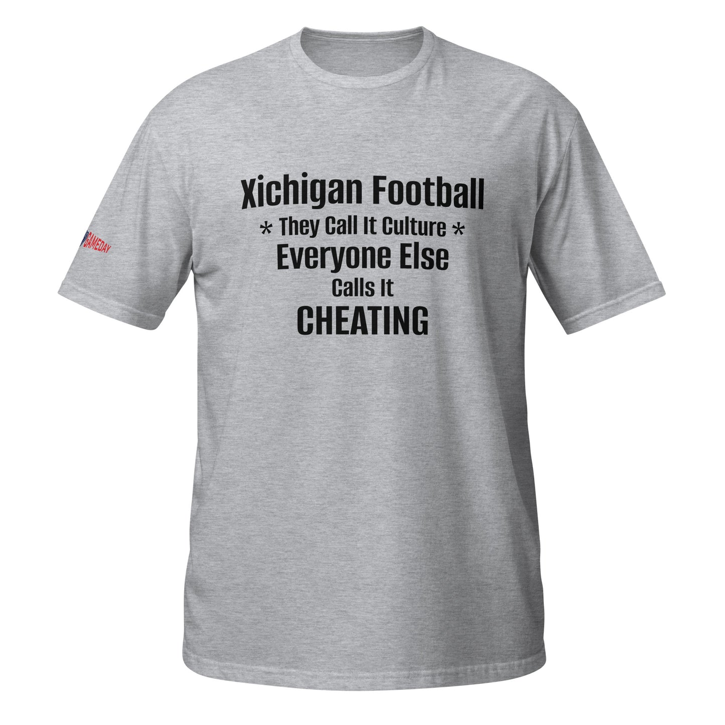 A Funny College Gameday shirt about Ohio State University Football, University of Michigan Football, cheating scandal, Connor Stallions, and the game by Forever Game Day, a college football t-shirt store